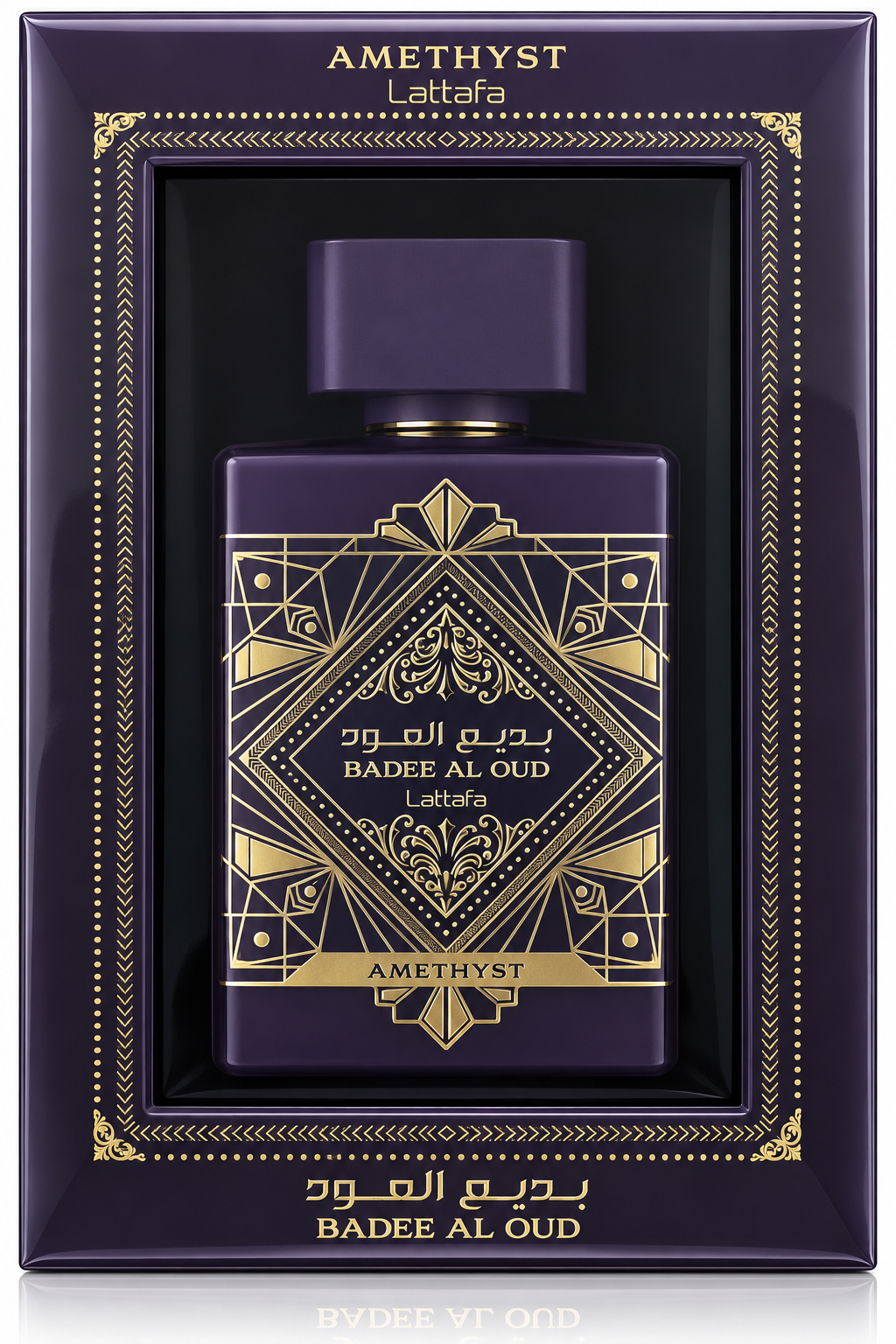 Lattafa Bade'e Al Oud Amethyst Eau de Parfum Unisex – 3.4 oz / 100 ml