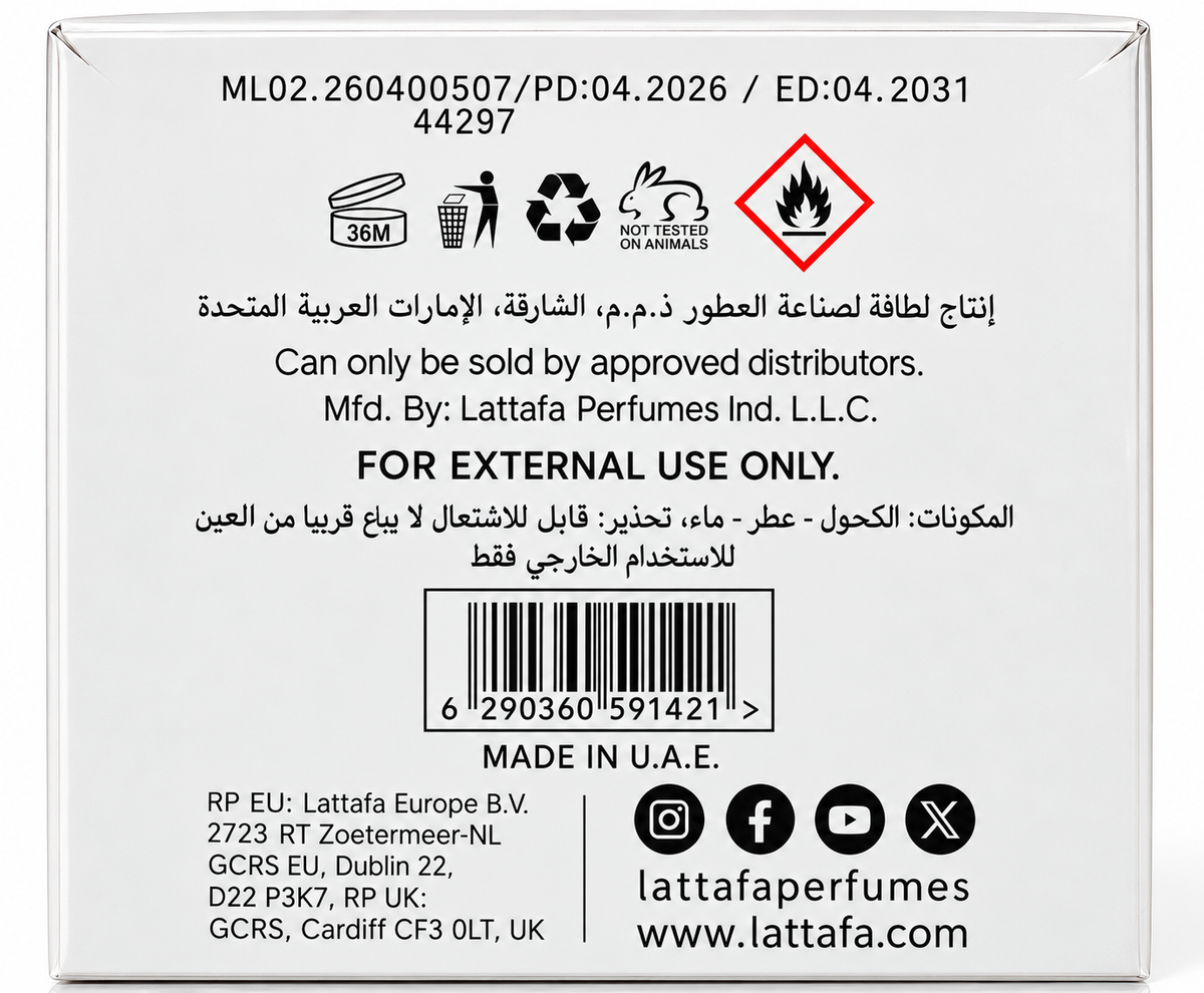 Lattafa Yara Tous Eau de Parfum for Women – 3.4 oz / 100 ml